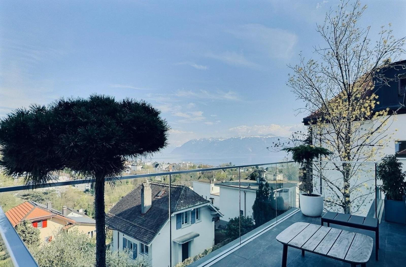 New Luxury Lake View Apartment - Losanna Esterno foto