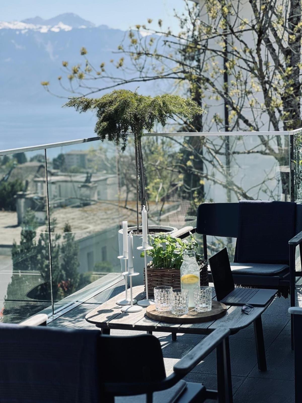 New Luxury Lake View Apartment - Losanna Esterno foto